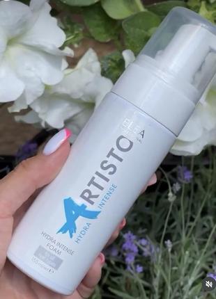 Мус інтенсивно зволожуючий для сухого волосся elea professional artisto hydra intense foam, 155 ml