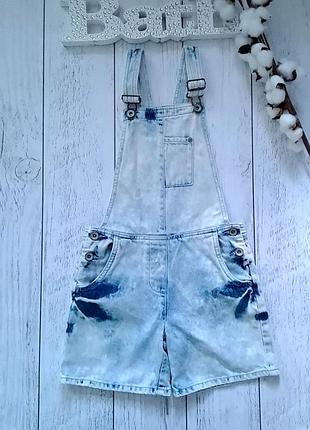 Джинсовый ромпер, комбинезон