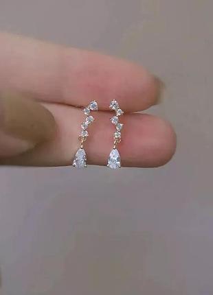 Сережки з мед сплаву. не темніють