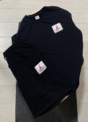 Чоловічий спортивний костюм комплект оверсайз jordan box logo