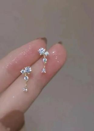 Сережки з мед сплаву. не темніють