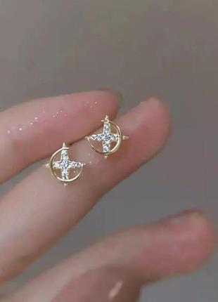 Сережки з мед сплаву. не темніють