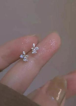 Серьги из мед сплава. не темнеют3 фото