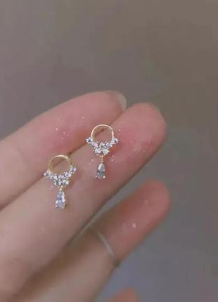 Серьги из мед сплава. не темнеют8 фото