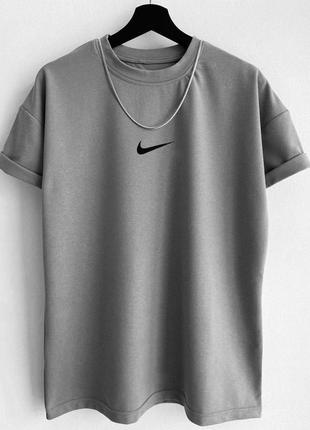Футболка nike серая s-xl