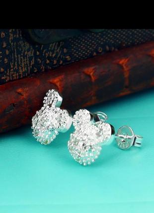 Серьги-гвоздики микки маус