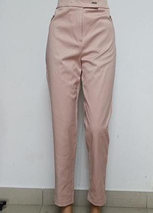 Нарядные фактурные брюки f&amp;f, размер 14, 42