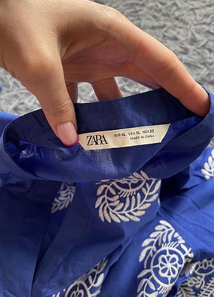 Красива бавовняна сорочка zara3 фото