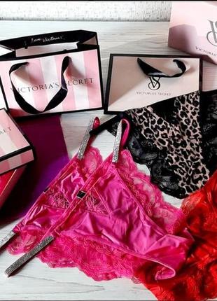 Трусики стразы стринги бразилианы victoria's secret