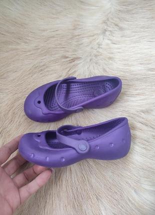 Балетки босоножки crocs 10c11