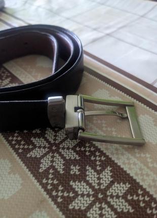 Ремень reiss кожаный двухсторонний