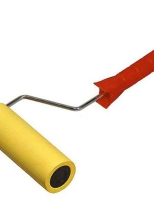 Валик прижимний, резиновий з ручкою 150мм 16-006 тм ht tools