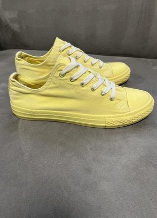 Кеди next жовті , мокасини чоловічі в стилі converse4 фото