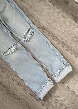 Голубые джинсы pull & bear4 фото