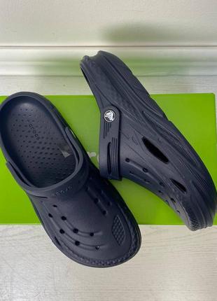 Крокс оф гред клог синие slides crocs off grid clog isabella