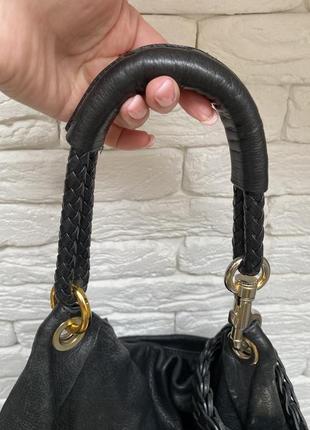 Кожаная сумка jimmy choo3 фото