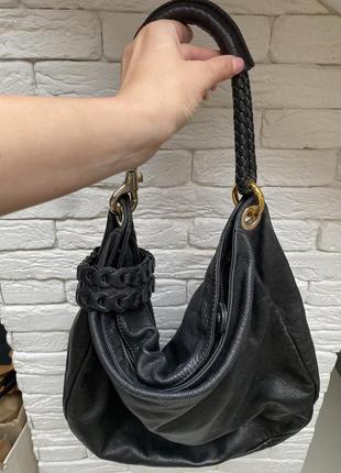 Кожаная сумка jimmy choo