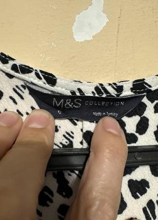 Платье макси вискоза леопард m&s 5