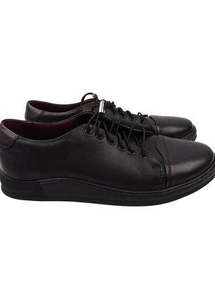 Кеды мужские vadrus черные натуральная кожа, 43