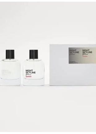 Zara набор мужских духов туалетная вода night skyline night skyline summer