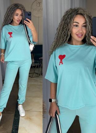 Костюм💓
размеры 42-44, 46-48,50-52
кольори: мʼята ,чорний,малина,
розовый,бежевый,бирюза 🎨
