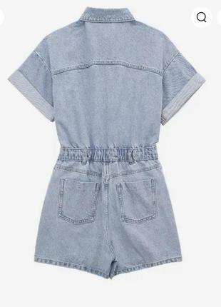Джинсовий комбінезон в стилі zara