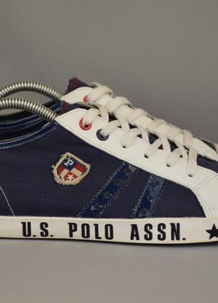 U.s. polo assn кеди кросівки чоловічі текстильні. оригінал. 42-43 р./27.5 см.
