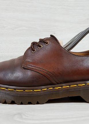 Кожаные женские туфли dr. martens оригинал англия, размер uk 3.5 / 368 фото