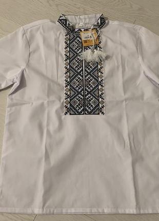 Вышиванка для мальчика с коротким рукавом