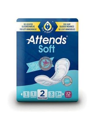 Прокладки attends soft 12шт normal