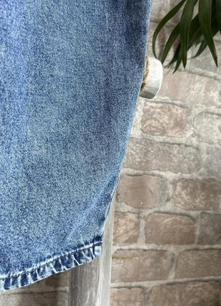 Стильний джинсовий комбез мом