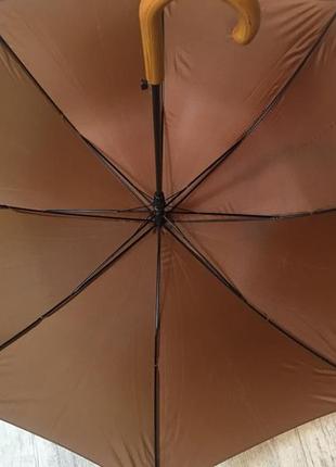Зонт зонтик трость женский мужской однотонный