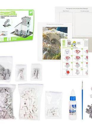 Будівельний набір для творчості з міні-цеглинок "blocky: башта майстра"