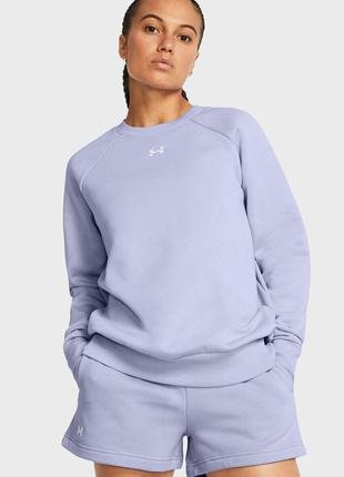 Жіночий бузковий світшот ua rival fleece crew