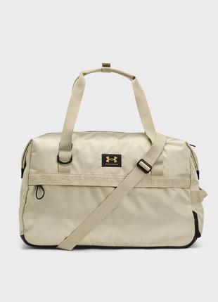 Жіноча бежева спортивна сумка ua essentials duffle