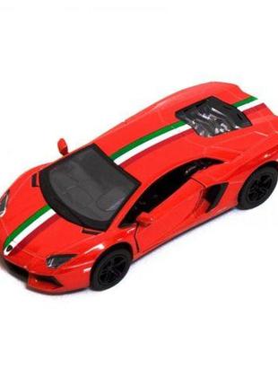 Машинка kinsmart "lamborghini aventador lp 700-4" (оранжевая)