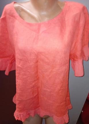 Блуза 100% лен made in italy