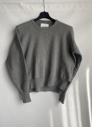 Кофта сіра stay пуловер светр базовий світшот базовий1 фото