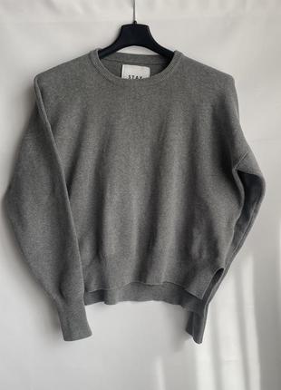 Кофта сіра stay пуловер светр базовий світшот базовий9 фото