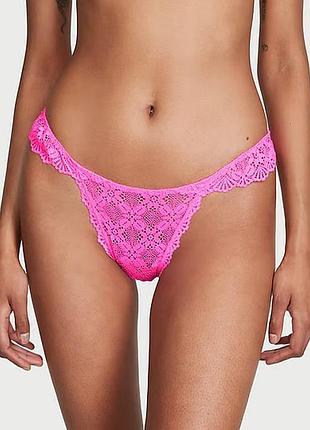 Мереживні трусики бікіні вікторія сікрет lace bikini panty