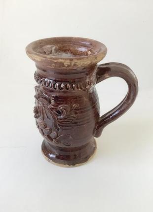 Большая керамическая чашка, ручные работы
