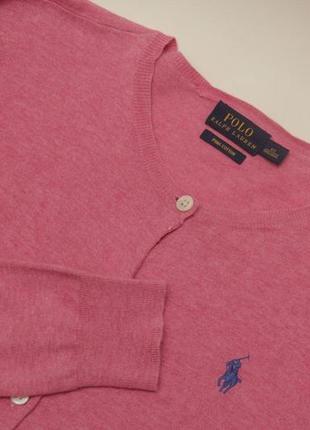 Polo ralph lauren рр xs кардиган із бавовни pima свіжі колекції