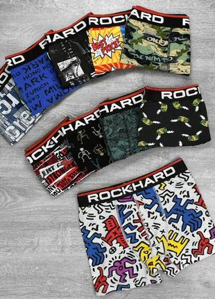 Трусы боксеры для подростка хлопок rock hard l