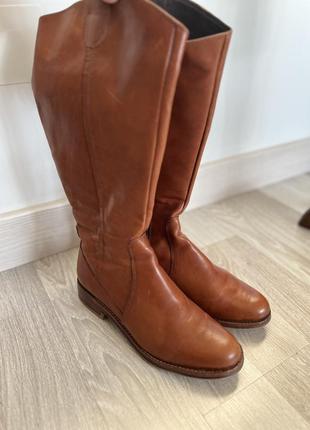 Сапоги кожаные 39р clarks