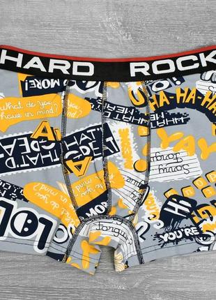Трусы боксеры для подростка хлопок rock hard m