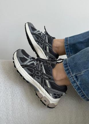 Новинка 🔥 asics gel-kahana 8 grey black жіночі кросівки