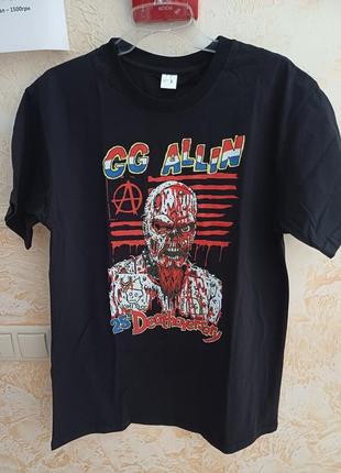 Gg allin футболка. панк мерч