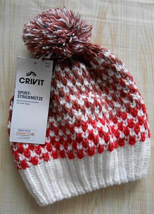 Вязаная шапка crivit немечки, 12-16 лет без бирки