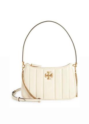 Сумка tory burch чорна бежева