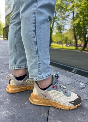 Кроссовки мужские nike air max 270 react x travis scott10 фото